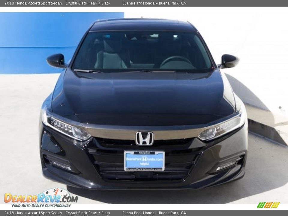 2018 Honda Accord Sport Sedan Crystal Black Pearl / Black Photo #3