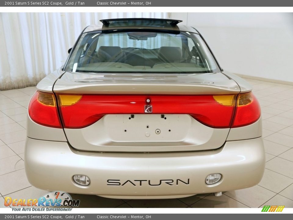 2001 Saturn S Series SC2 Coupe Gold / Tan Photo #13