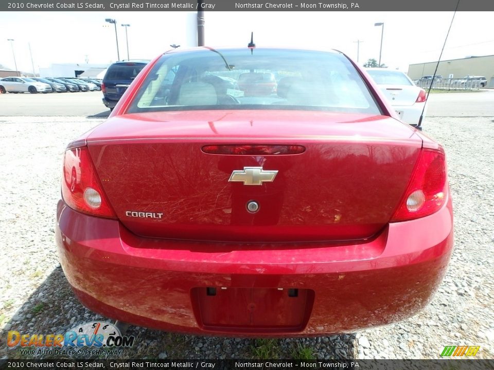2010 Chevrolet Cobalt LS Sedan Crystal Red Tintcoat Metallic / Gray Photo #3