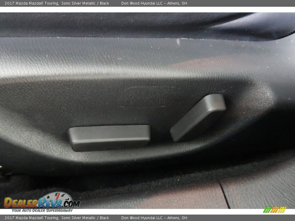 2017 Mazda Mazda6 Touring Sonic Silver Metallic / Black Photo #3