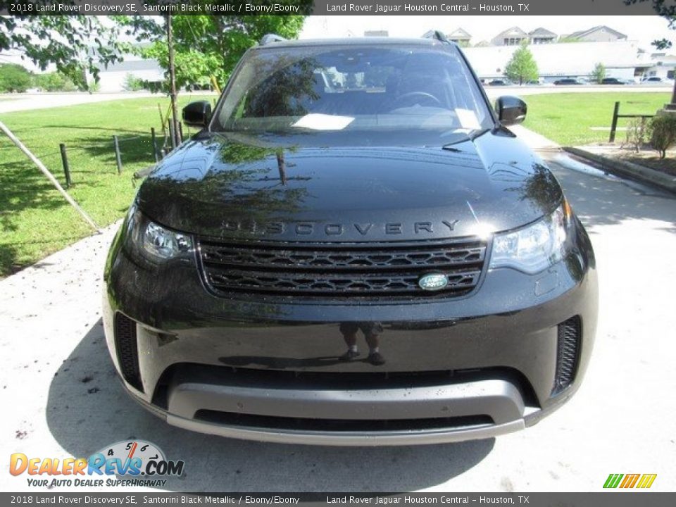 2018 Land Rover Discovery SE Santorini Black Metallic / Ebony/Ebony Photo #9