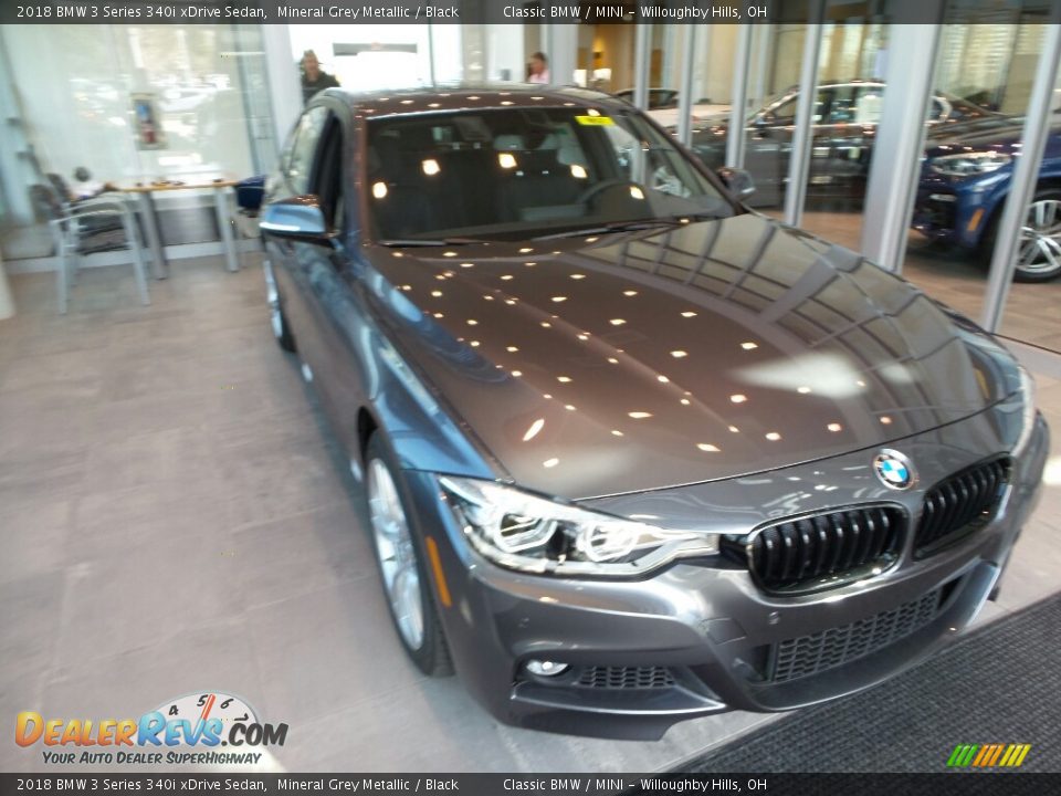2018 BMW 3 Series 340i xDrive Sedan Mineral Grey Metallic / Black Photo #1