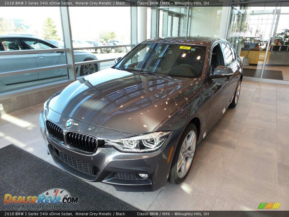 2018 BMW 3 Series 340i xDrive Sedan Mineral Grey Metallic / Black Photo #3