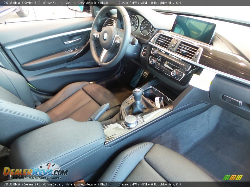 2018 BMW 3 Series 340i xDrive Sedan Mineral Grey Metallic / Black Photo #6
