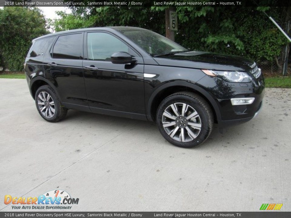 2018 Land Rover Discovery Sport HSE Luxury Santorini Black Metallic / Ebony Photo #1