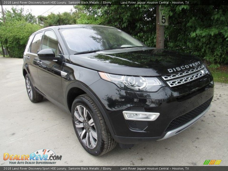 2018 Land Rover Discovery Sport HSE Luxury Santorini Black Metallic / Ebony Photo #2