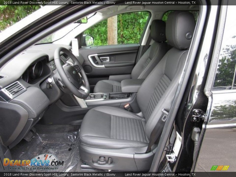 2018 Land Rover Discovery Sport HSE Luxury Santorini Black Metallic / Ebony Photo #3