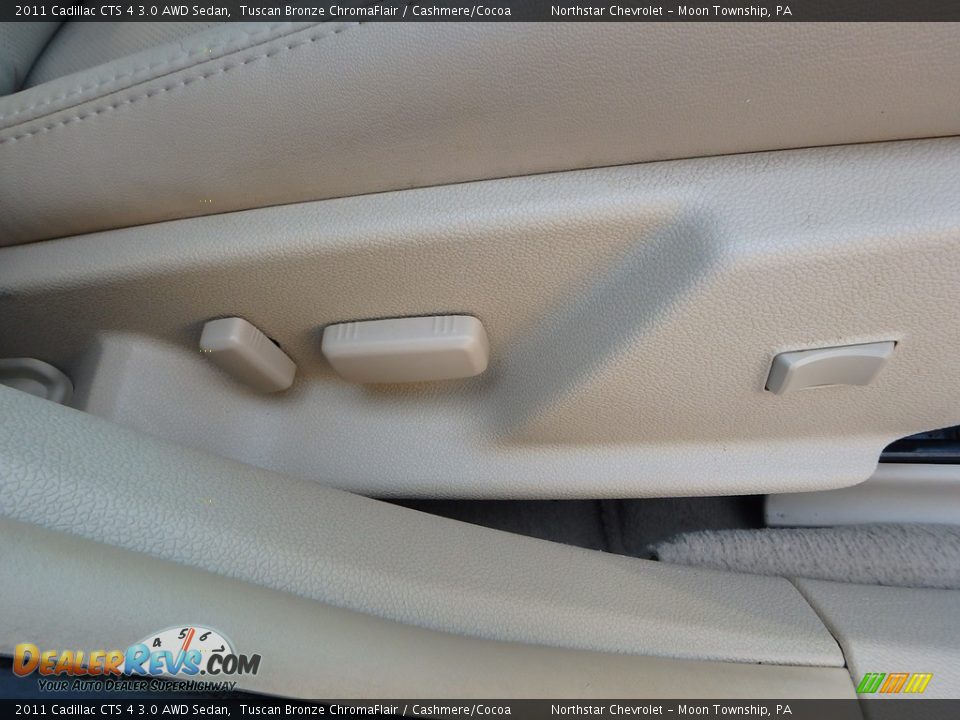 2011 Cadillac CTS 4 3.0 AWD Sedan Tuscan Bronze ChromaFlair / Cashmere/Cocoa Photo #15