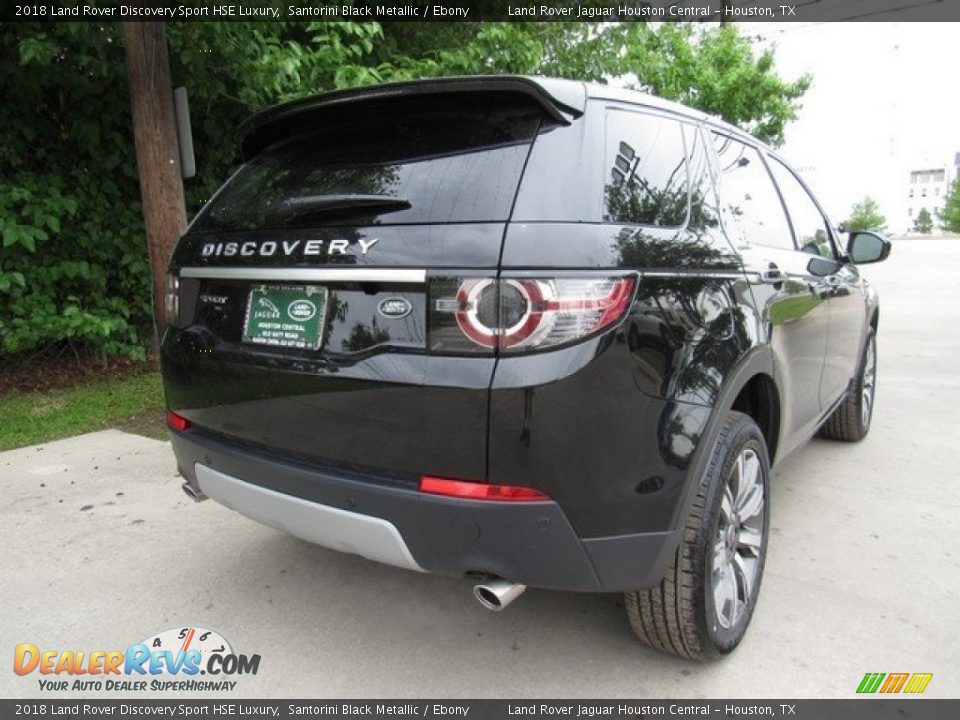 2018 Land Rover Discovery Sport HSE Luxury Santorini Black Metallic / Ebony Photo #7