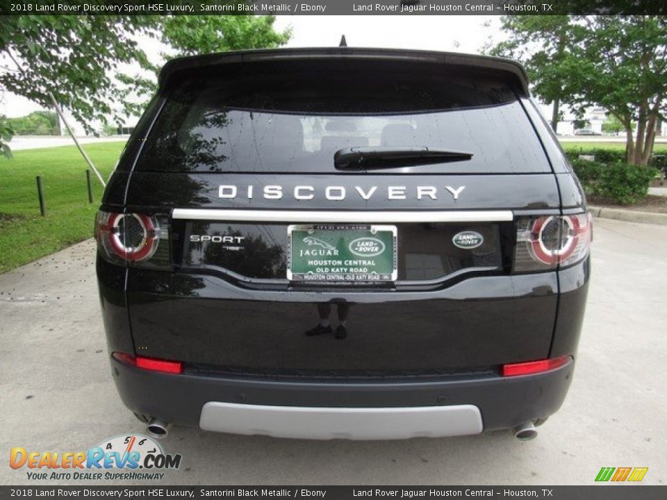2018 Land Rover Discovery Sport HSE Luxury Santorini Black Metallic / Ebony Photo #8