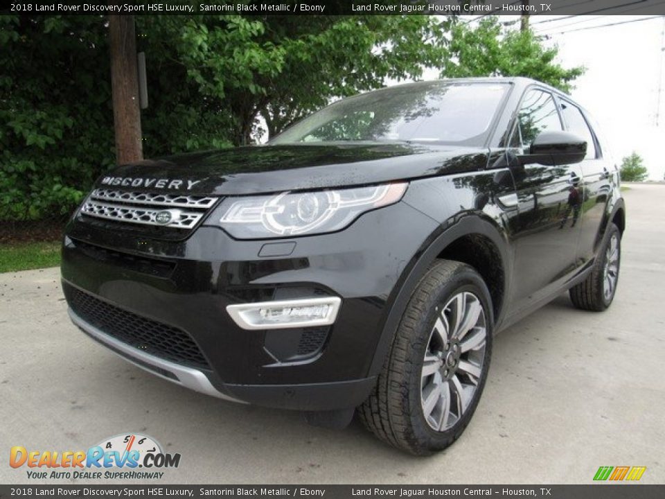 2018 Land Rover Discovery Sport HSE Luxury Santorini Black Metallic / Ebony Photo #10