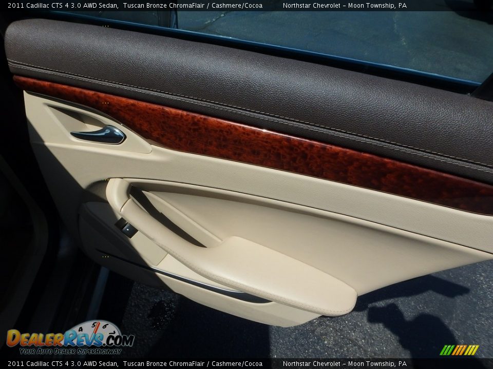 2011 Cadillac CTS 4 3.0 AWD Sedan Tuscan Bronze ChromaFlair / Cashmere/Cocoa Photo #18
