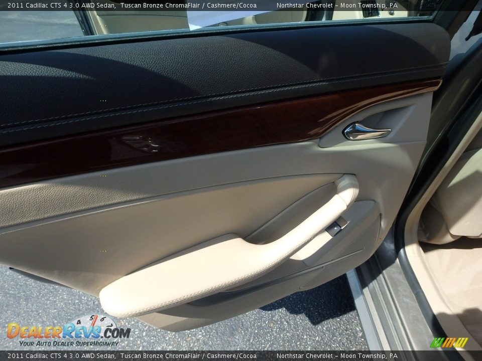 2011 Cadillac CTS 4 3.0 AWD Sedan Tuscan Bronze ChromaFlair / Cashmere/Cocoa Photo #22