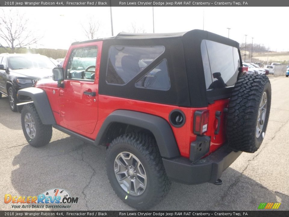 2018 Jeep Wrangler Rubicon 4x4 Firecracker Red / Black Photo #3