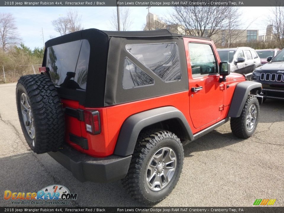 2018 Jeep Wrangler Rubicon 4x4 Firecracker Red / Black Photo #5