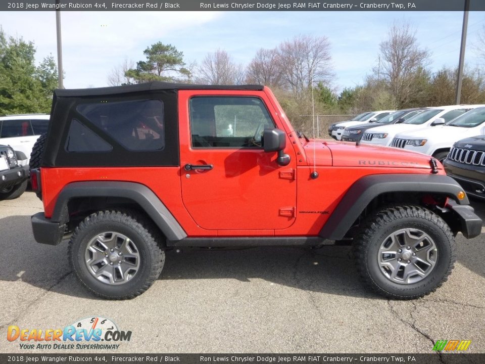 2018 Jeep Wrangler Rubicon 4x4 Firecracker Red / Black Photo #6