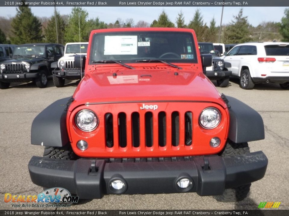 2018 Jeep Wrangler Rubicon 4x4 Firecracker Red / Black Photo #8