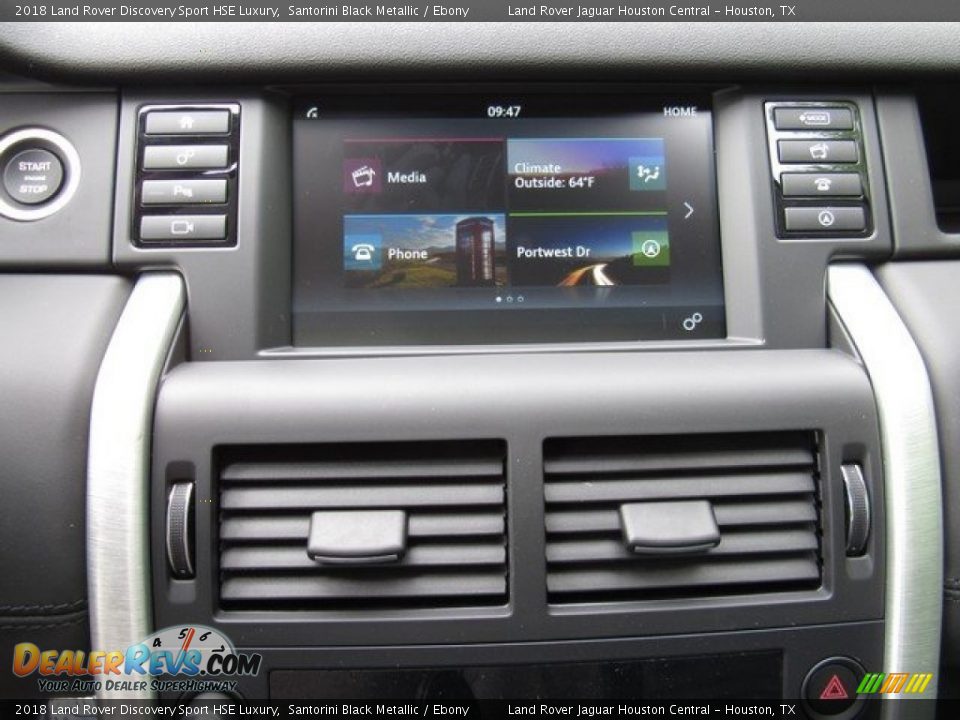 2018 Land Rover Discovery Sport HSE Luxury Santorini Black Metallic / Ebony Photo #33