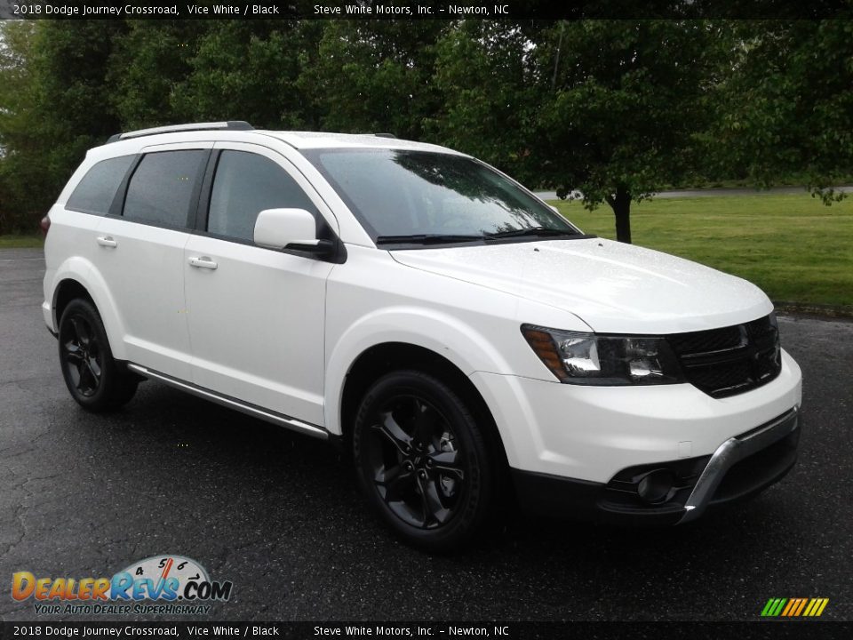2018 Dodge Journey Crossroad Vice White / Black Photo #4