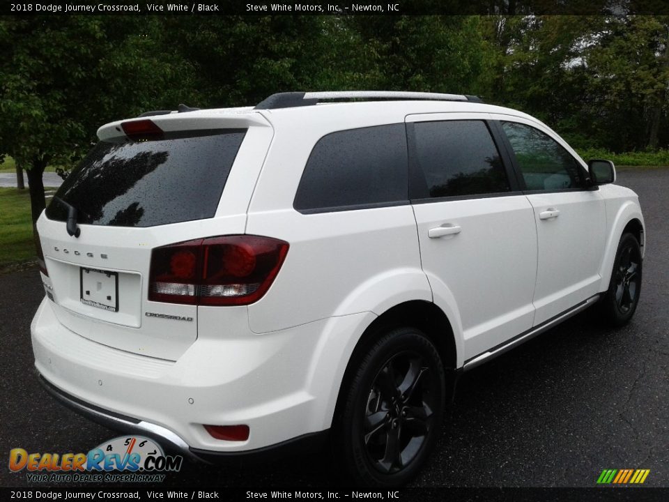 2018 Dodge Journey Crossroad Vice White / Black Photo #6