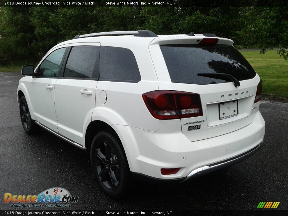 2018 Dodge Journey Crossroad Vice White / Black Photo #8