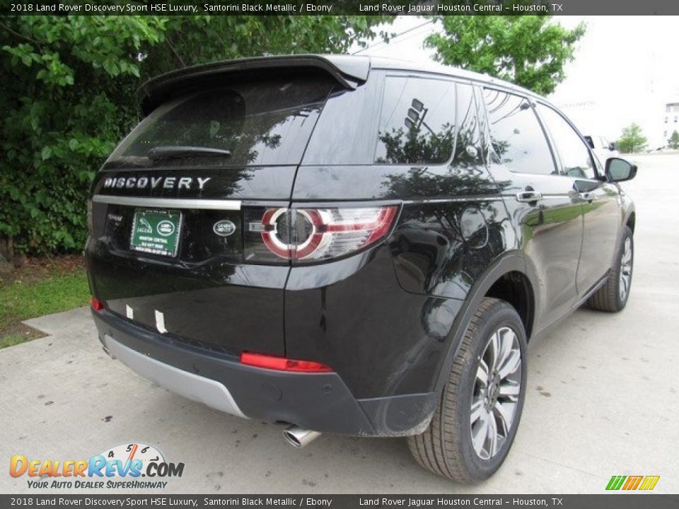 2018 Land Rover Discovery Sport HSE Luxury Santorini Black Metallic / Ebony Photo #7