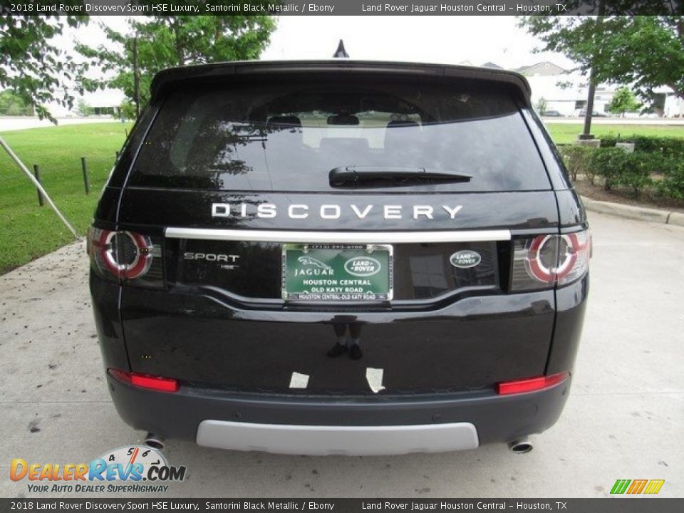 2018 Land Rover Discovery Sport HSE Luxury Santorini Black Metallic / Ebony Photo #8