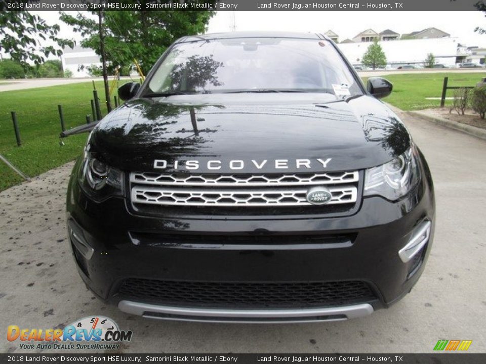 2018 Land Rover Discovery Sport HSE Luxury Santorini Black Metallic / Ebony Photo #9