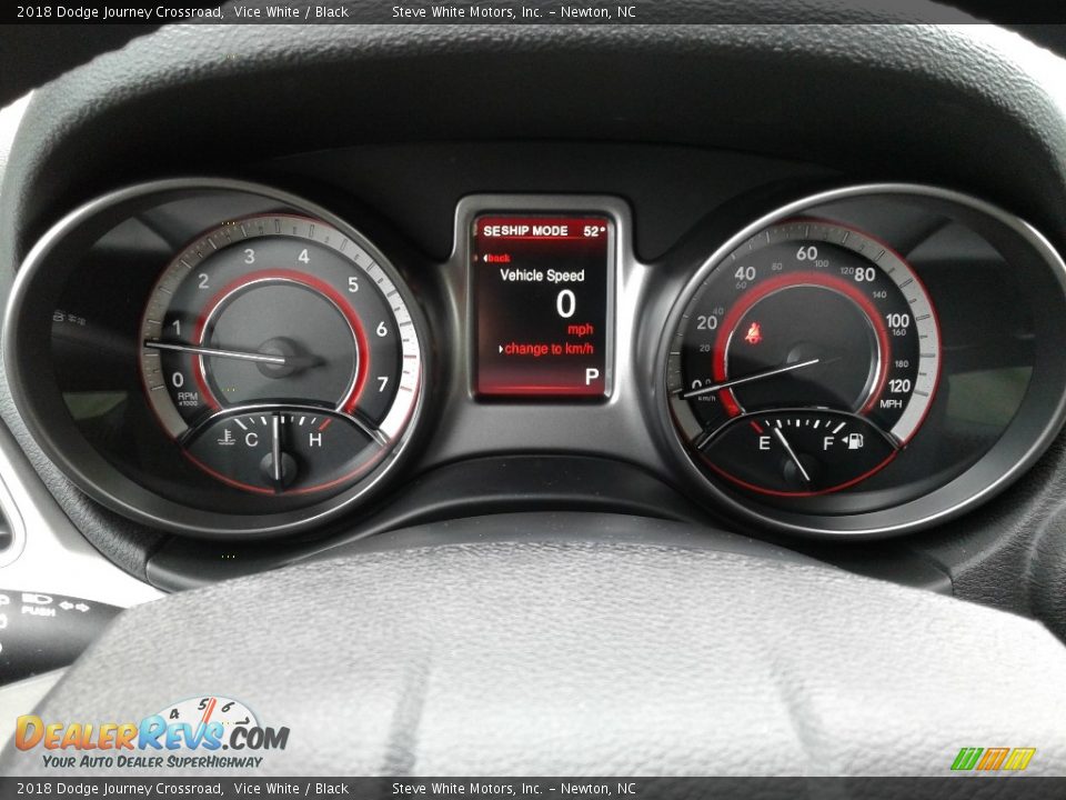 2018 Dodge Journey Crossroad Vice White / Black Photo #21