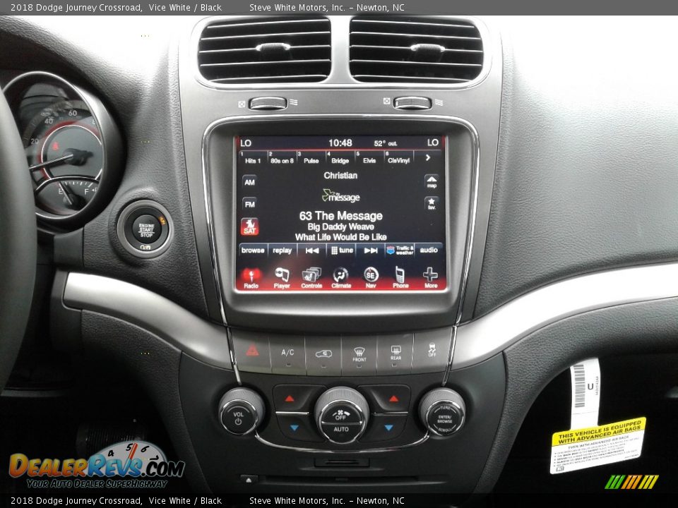 2018 Dodge Journey Crossroad Vice White / Black Photo #22