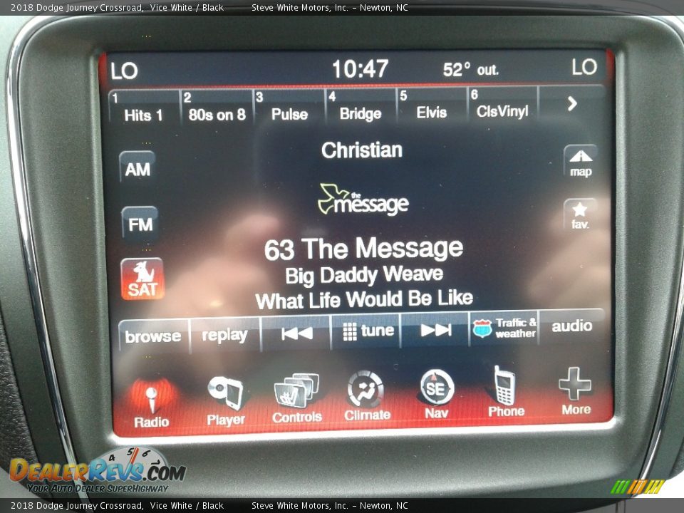 2018 Dodge Journey Crossroad Vice White / Black Photo #23