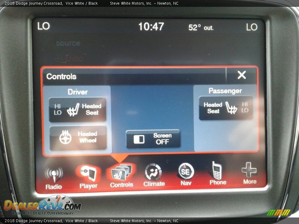 2018 Dodge Journey Crossroad Vice White / Black Photo #26