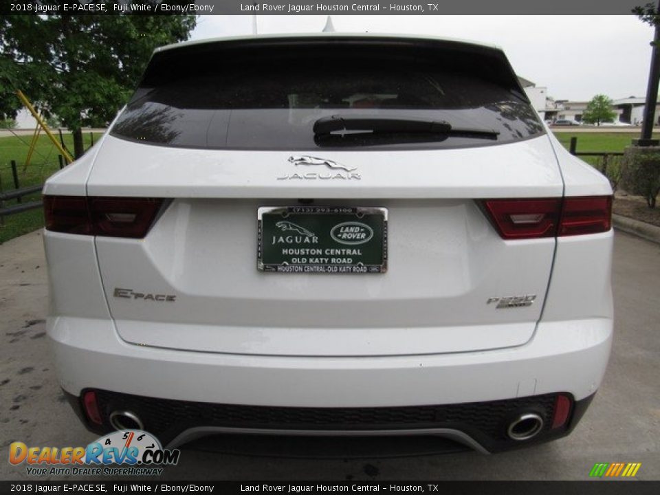 2018 Jaguar E-PACE SE Fuji White / Ebony/Ebony Photo #8