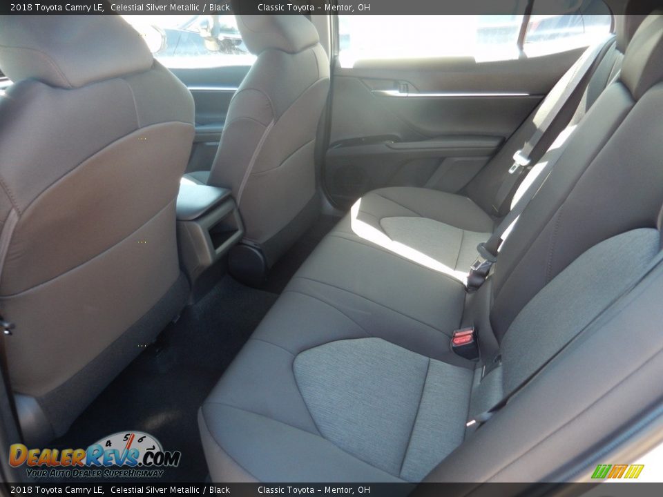 2018 Toyota Camry LE Celestial Silver Metallic / Black Photo #4
