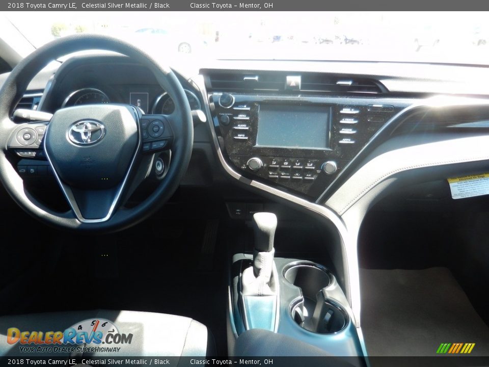 2018 Toyota Camry LE Celestial Silver Metallic / Black Photo #5