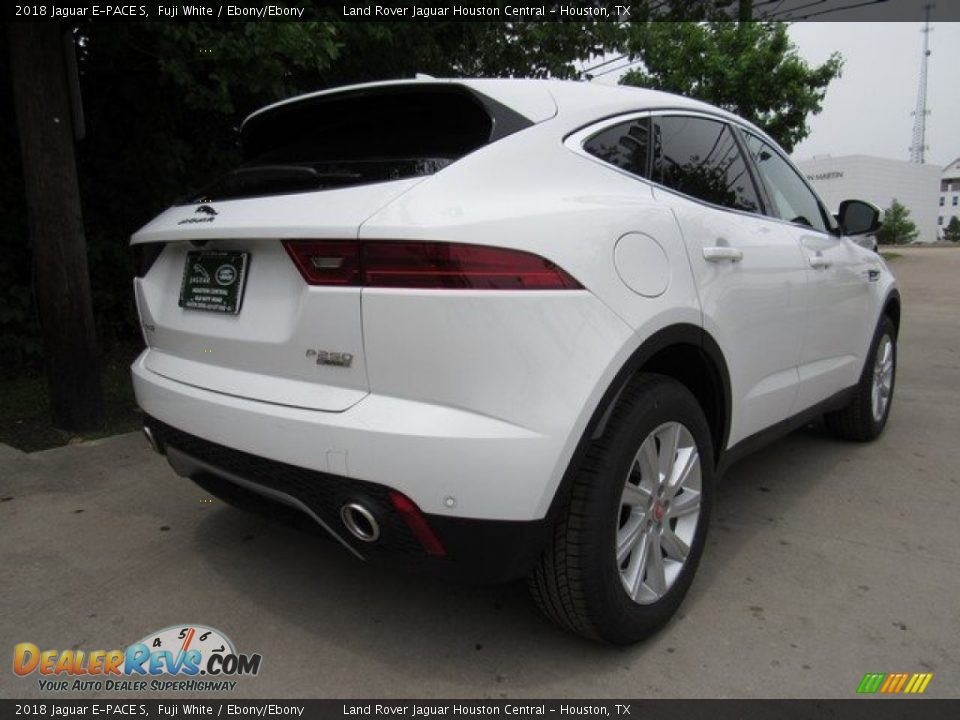 2018 Jaguar E-PACE S Fuji White / Ebony/Ebony Photo #7