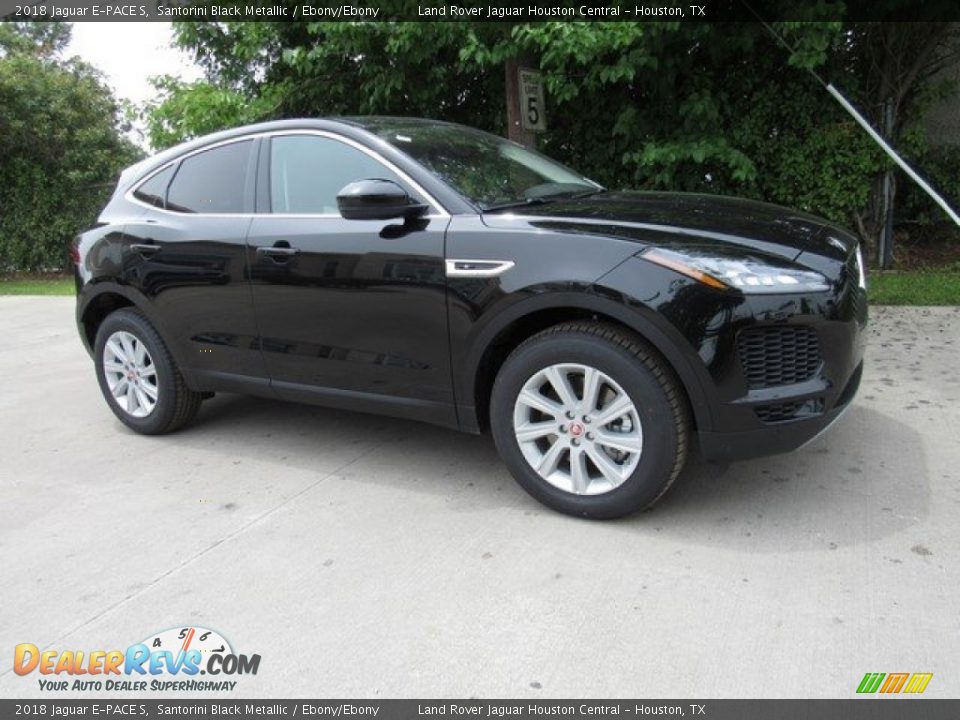 2018 Jaguar E-PACE S Santorini Black Metallic / Ebony/Ebony Photo #1