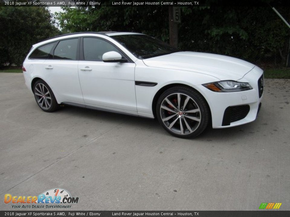 Fuji White 2018 Jaguar XF Sportbrake S AWD Photo #1