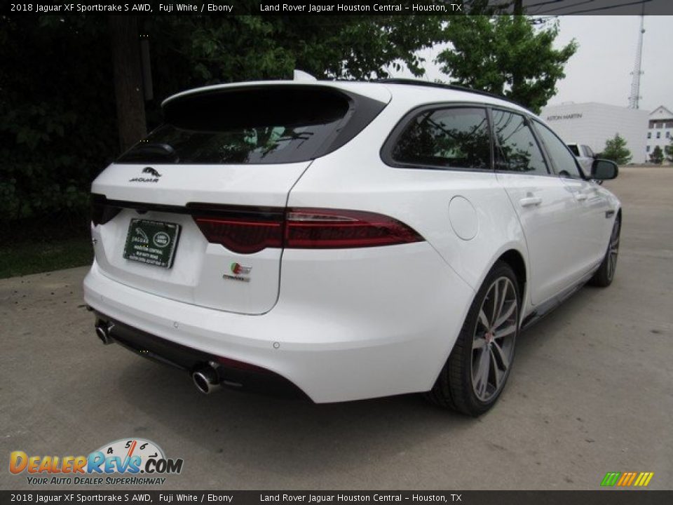 2018 Jaguar XF Sportbrake S AWD Fuji White / Ebony Photo #7