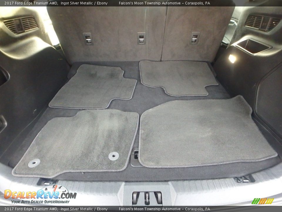 2017 Ford Edge Titanium AWD Ingot Silver Metallic / Ebony Photo #4