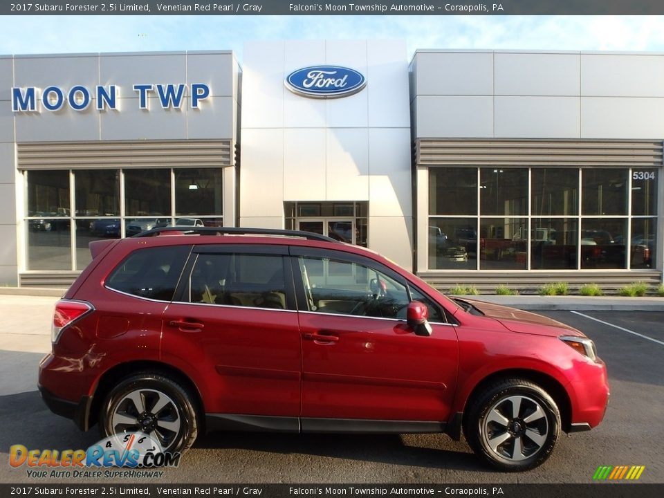 2017 Subaru Forester 2.5i Limited Venetian Red Pearl / Gray Photo #1