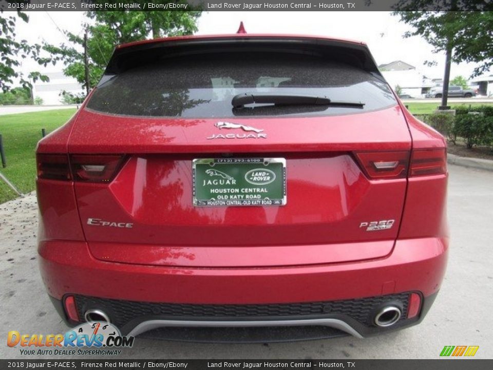 2018 Jaguar E-PACE S Firenze Red Metallic / Ebony/Ebony Photo #8