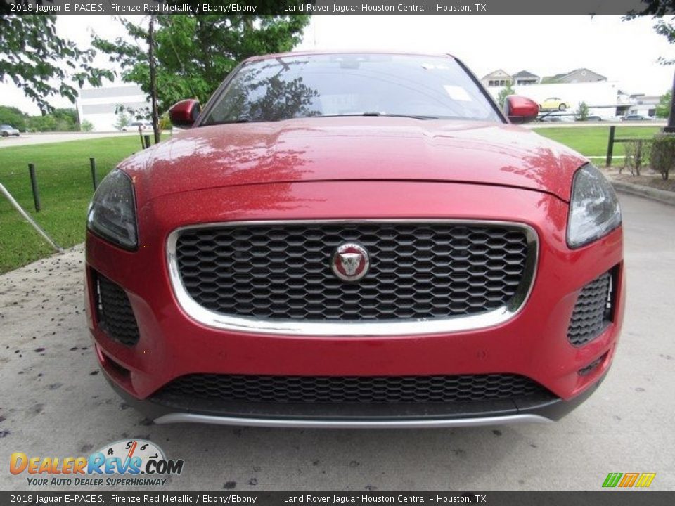 2018 Jaguar E-PACE S Firenze Red Metallic / Ebony/Ebony Photo #9