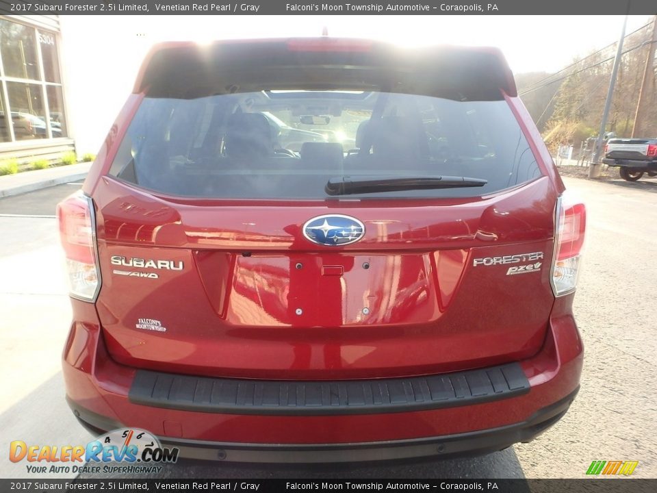 2017 Subaru Forester 2.5i Limited Venetian Red Pearl / Gray Photo #3