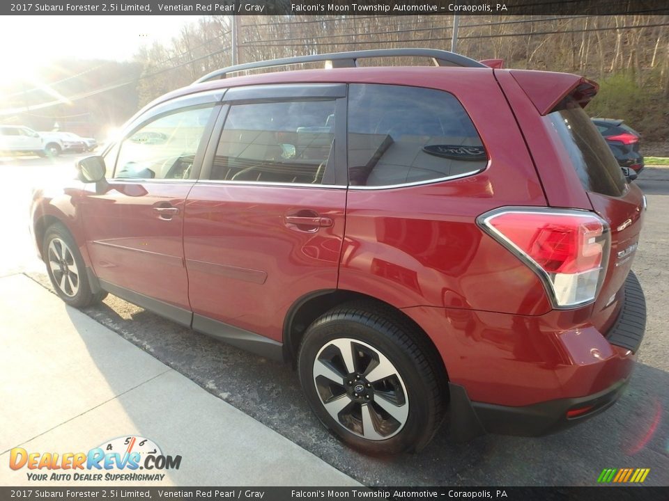 2017 Subaru Forester 2.5i Limited Venetian Red Pearl / Gray Photo #4