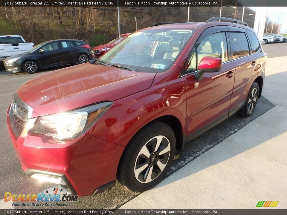2017 Subaru Forester 2.5i Limited Venetian Red Pearl / Gray Photo #6