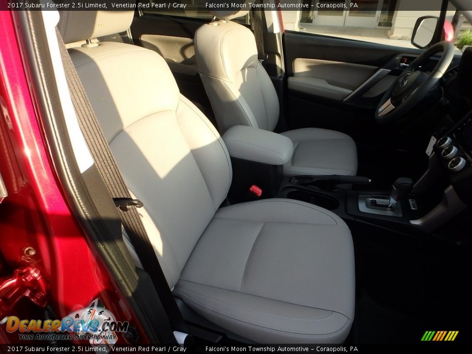 2017 Subaru Forester 2.5i Limited Venetian Red Pearl / Gray Photo #10