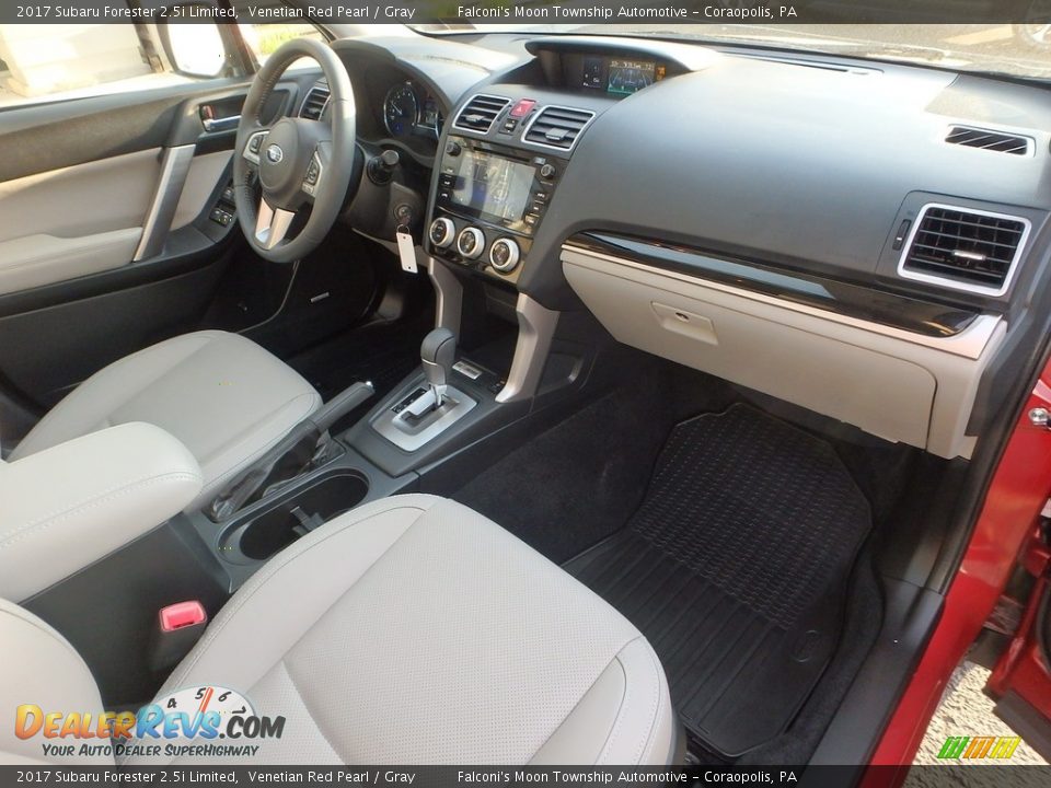 2017 Subaru Forester 2.5i Limited Venetian Red Pearl / Gray Photo #11