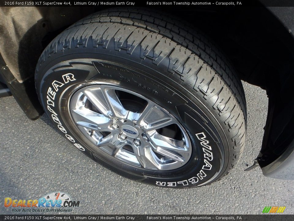 2016 Ford F150 XLT SuperCrew 4x4 Lithium Gray / Medium Earth Gray Photo #9