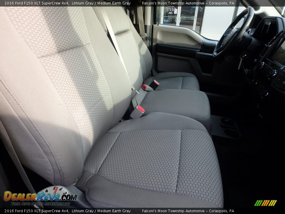 2016 Ford F150 XLT SuperCrew 4x4 Lithium Gray / Medium Earth Gray Photo #10